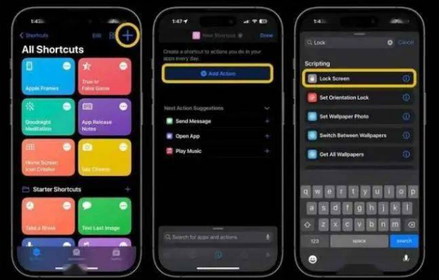 拉萨苹果14锁屏维修店分享iPhone14升级iOS16.4后如何创建锁屏快捷方式 
