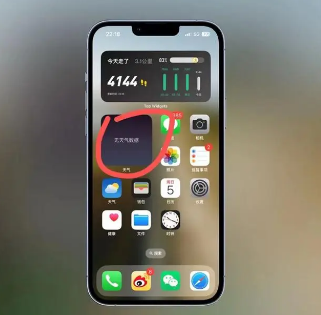 拉萨苹果手机维修分享:iOS16主屏幕天气小组件无法正常工作怎么办？ 