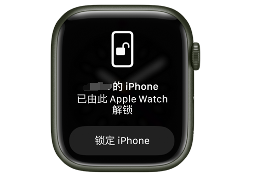 拉萨苹果手机维修分享用 AppleWatch 解锁配备面容 ID 的 iPhone方法 